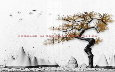 File in trần File gốc in tranh nền tường tổng hợp K56854 (bản gốc) bầu trời