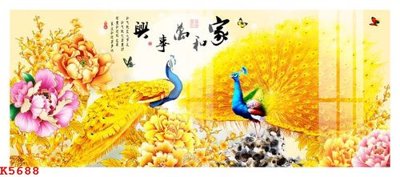 Ảnh gốc File gốc in tranh tổng hợp K5688 (độ nét cao) in tráng gương