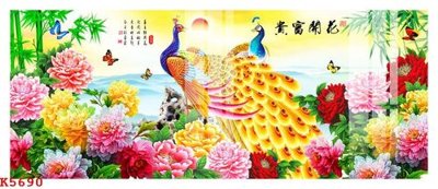 File in mica File gốc in tranh tổng hợp K5690 (bản gốc) làm vách ngăn