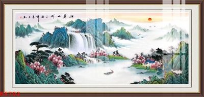 Download file gốc File gốc in tranh tổng hợp K5702 (in lụa) tranh 3D