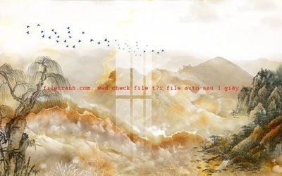 File PSD File gốc in tranh nền tường tổng hợp K57052 (bản gốc) độ phân giải cao