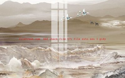 File in mica File gốc in tranh nền tường tổng hợp K57084 (bản gốc) siêu trong