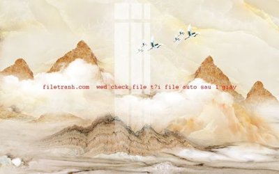 File gốc File gốc in tranh nền tường tổng hợp K57085 (cho in 3D) độc đáo