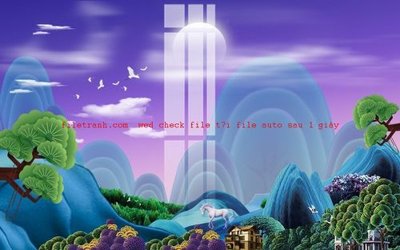 File in trần File gốc in tranh nền tường tổng hợp K57100 (bản gốc 3D) sống động