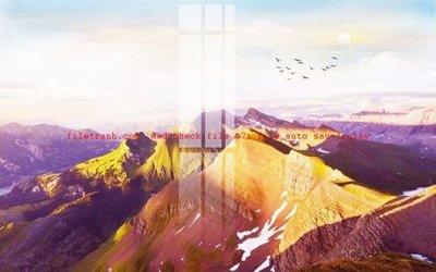 File gốc File gốc in tranh nền tường tổng hợp K57127 (trang trí) phòng làm việc