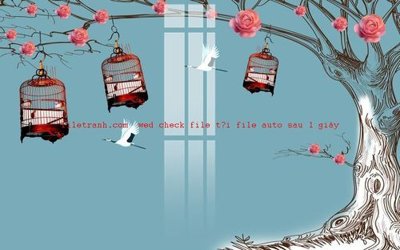 File gốc File gốc in tranh nền tường tổng hợp K57177 (cho in UV) siêu nét