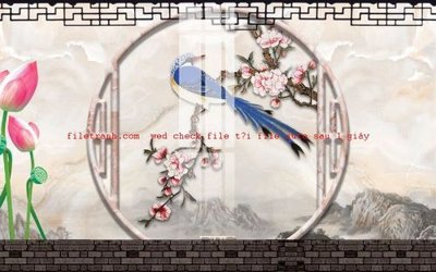 File PSD File gốc in tranh nền tường tổng hợp K57343 (nguyên bản) cho thiết kế