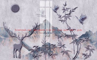 File tranh File gốc in tranh nền tường tổng hợp K57380 (bản gốc) in canvas