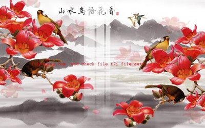 File in trần File gốc in tranh nền tường tổng hợp K57411 (bản gốc) 5D