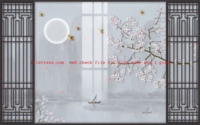 File in ấn File gốc in tranh nền tường tổng hợp K57429 chuyên nghiệp