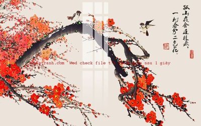 File in trần File gốc in tranh nền tường tổng hợp K57448 (bản gốc) mây trời