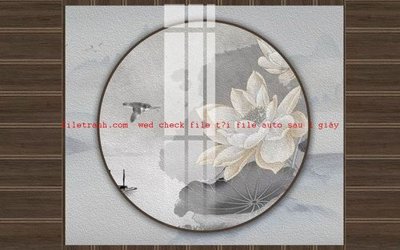 File tranh File gốc in tranh nền tường tổng hợp K57465 (bản gốc) in lụa 5D