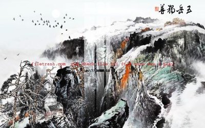 File gốc in mica File gốc in tranh nền tường tổng hợp K57537 chất lượng