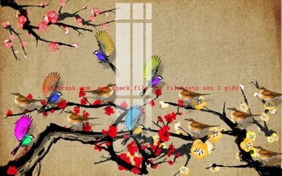 File tranh gốc File gốc in tranh nền tường tổng hợp K57547 (sắc nét từng chi tiết)