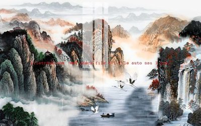 File in trần File gốc in tranh nền tường tổng hợp K57570 (bản gốc) phong cảnh