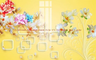 File tranh File gốc in tranh nền tường tổng hợp K57643 (file gốc) chuẩn màu in