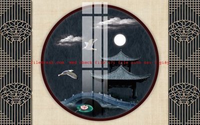 File gốc File gốc in tranh nền tường tổng hợp K57681 (PNG) không nền chất lượng