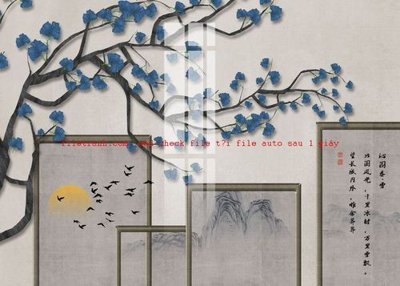 File tranh File gốc in tranh nền tường tổng hợp K57688 (bản gốc) treo quán cafe