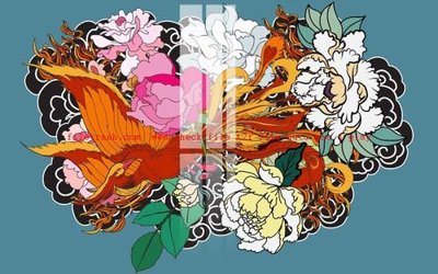 File gốc in ấn File gốc in tranh nền tường tổng hợp K57752 chuẩn màu CMYK