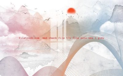 File tranh File gốc in tranh nền tường tổng hợp K57862 (bản gốc) in lụa dán tường