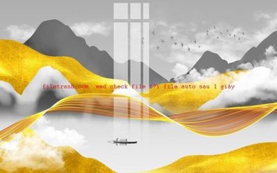 File in trần File gốc in tranh nền tường tổng hợp K57865 (file gốc) hoa văn 3D