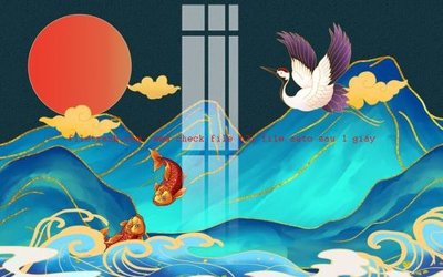 File in mica File gốc in tranh nền tường tổng hợp K57878 (bản gốc) làm vách ngăn