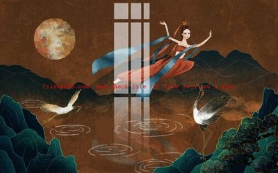 File gốc File gốc in tranh nền tường tổng hợp K57894 (in tráng gương) ốp tường