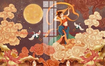 Chi tiết file gốc File gốc in tranh nền tường tổng hợp K57901 (cho in tráng gương)