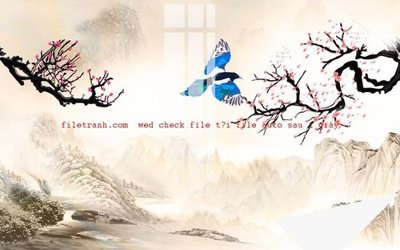 File gốc File gốc in tranh nền tường tổng hợp K57973 (in lụa) hoa văn cổ điển