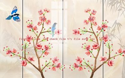 File PSD File gốc in tranh nền tường tổng hợp K57990 (bản gốc) cho nhà in