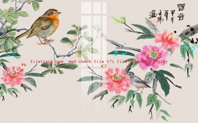 File tranh trang trí File gốc in tranh nền tường tổng hợp K58016 (tải file gốc)