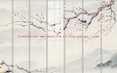 File gốc File gốc in tranh nền tường tổng hợp K58065 (phong cách) cổ điển