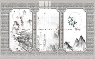 Download file gốc File gốc in tranh nền tường tổng hợp K58104 (dùng cho in ấn)