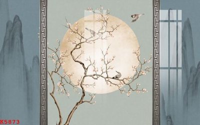 File tranh File gốc in tranh tổng hợp K5873 (gốc) in backlit film