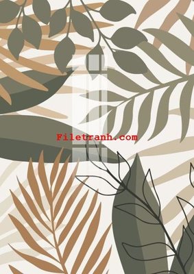 File gốc File gốc in tranh nền tường tổng hợp K59161 (in tráng gương) ốp tường