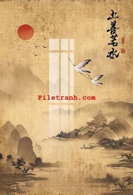 Tải file gốc File gốc in tranh nền tường tổng hợp K59253 dùng cho in ấn