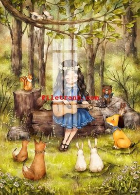 Tải file File gốc in tranh nền tường tổng hợp K59471 (ảnh gốc) file TIFF