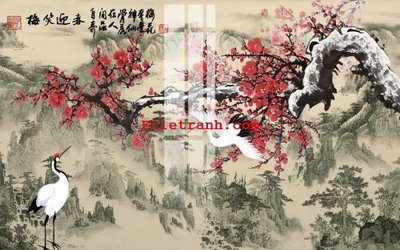 File in trần File gốc in tranh nền tường tổng hợp K59598 (bản gốc) phong cảnh