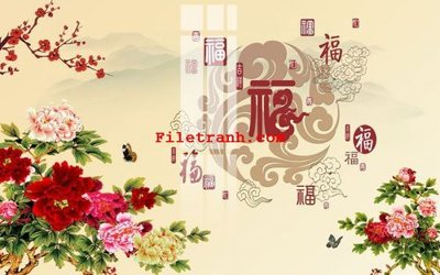 File ảnh File gốc in tranh nền tường tổng hợp K59611 (gốc) trang trí khách sạn