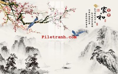 Download file File gốc in tranh nền tường tổng hợp K59622 (gốc) in mica cao cấp