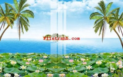 File gốc File gốc in tranh nền tường tổng hợp K59626 (in tráng gương) ốp tường