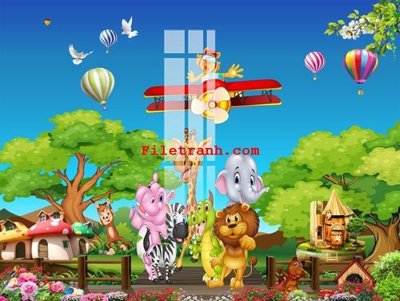 File tranh File gốc in tranh nền tường tổng hợp K59638 (ảnh gốc) độ nét vượt trội