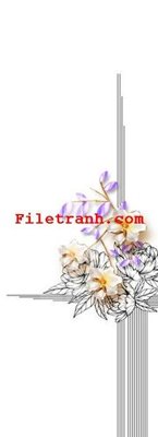 File tranh gốc File gốc in tranh nền tường tổng hợp K59665 (bản đẹp) độc quyền