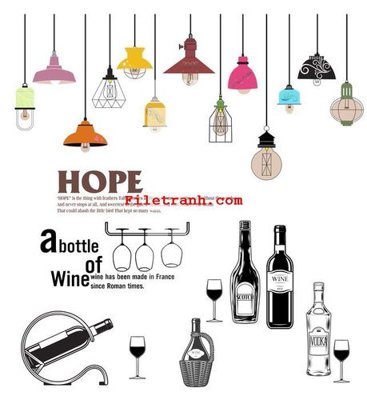 File tranh trang trí File gốc in tranh nền tường tổng hợp K59688 (tải file gốc)