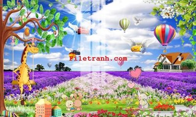 File tranh File gốc in tranh nền tường tổng hợp K59748 (ảnh gốc) sắc nét hoàn hảo