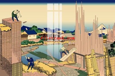 Tải file gốc in lụa File gốc in tranh nền tường tổng hợp K59865 siêu nét