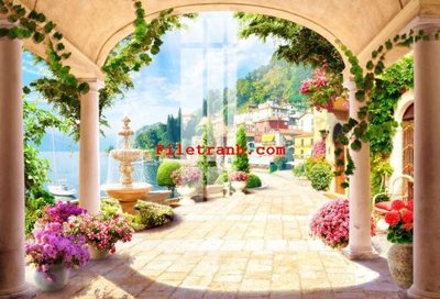 File tranh File gốc in tranh nền tường tổng hợp K59881 (gốc) in backlit film