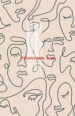 Tải file gốc in lụa File gốc in tranh nền tường tổng hợp K59963 siêu nét