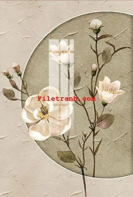 File in mica File gốc in tranh nền tường tổng hợp K60071 (bản gốc) làm vách ngăn