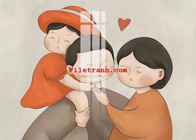 File ảnh File gốc in tranh nền tường tổng hợp K60138 (gốc) in PP, decal